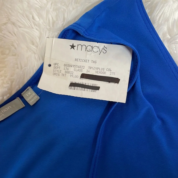 NWT N.Y. Collection Jumpsuit Navy Blue - Picture 6 of 12